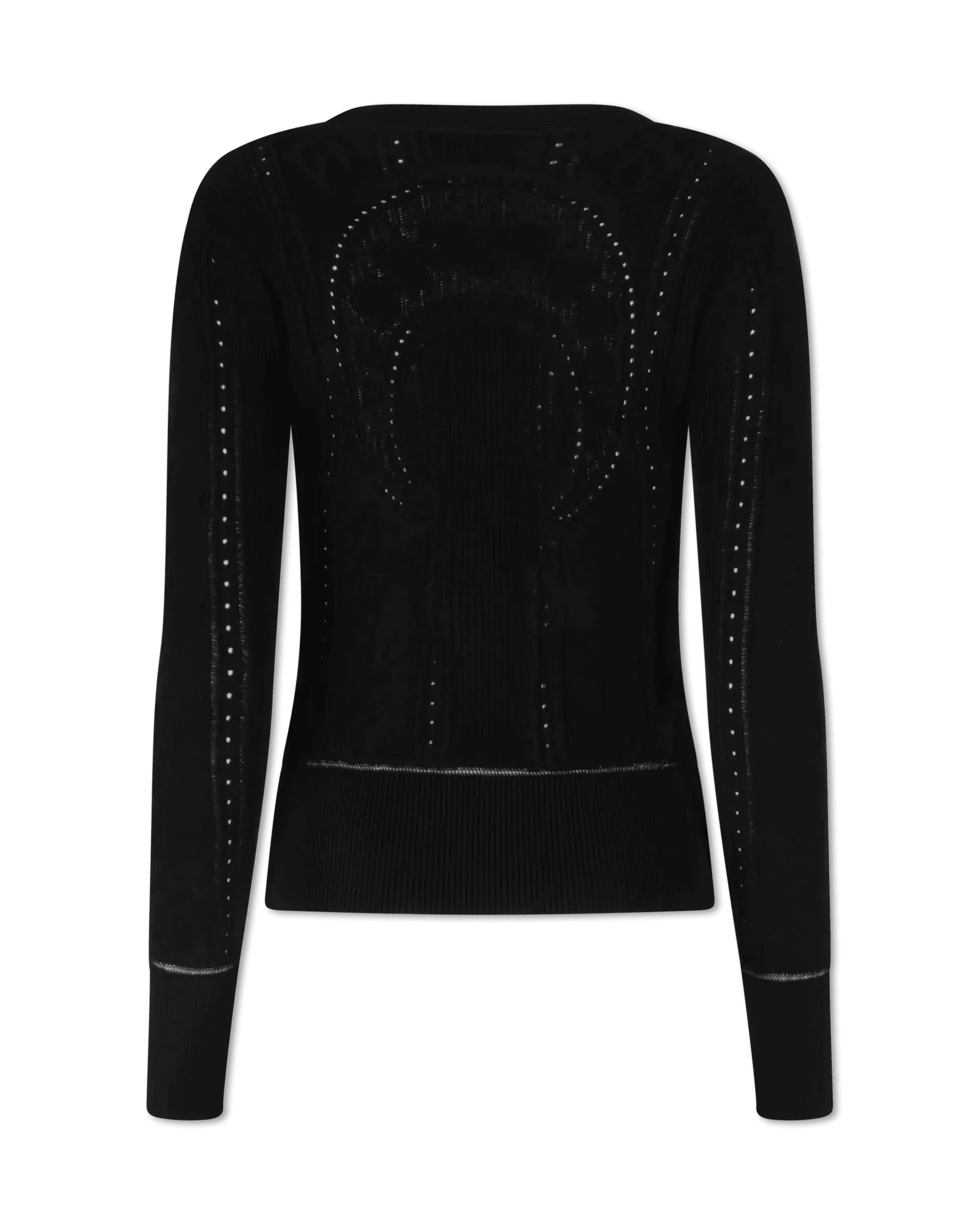 Lunar Pointelle Knit Cardigan for Women - Soft & Cozy Open Front Sweater - Perfect for Fall & Winter Layering, Office Wear & Casual Outfits