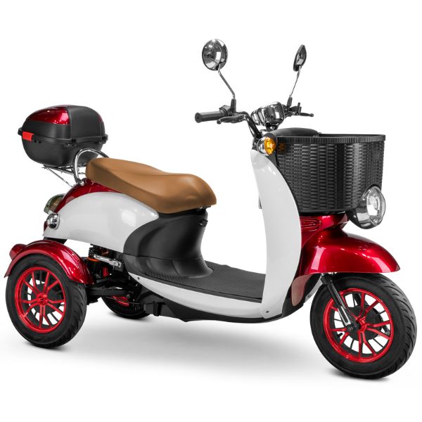 Premium Supreme 3-Wheel Mobility Scooter for Adults - Lightweight Electric Scooter with Long Battery Life - Ideal for Shopping, Travel & Outdoor Activities