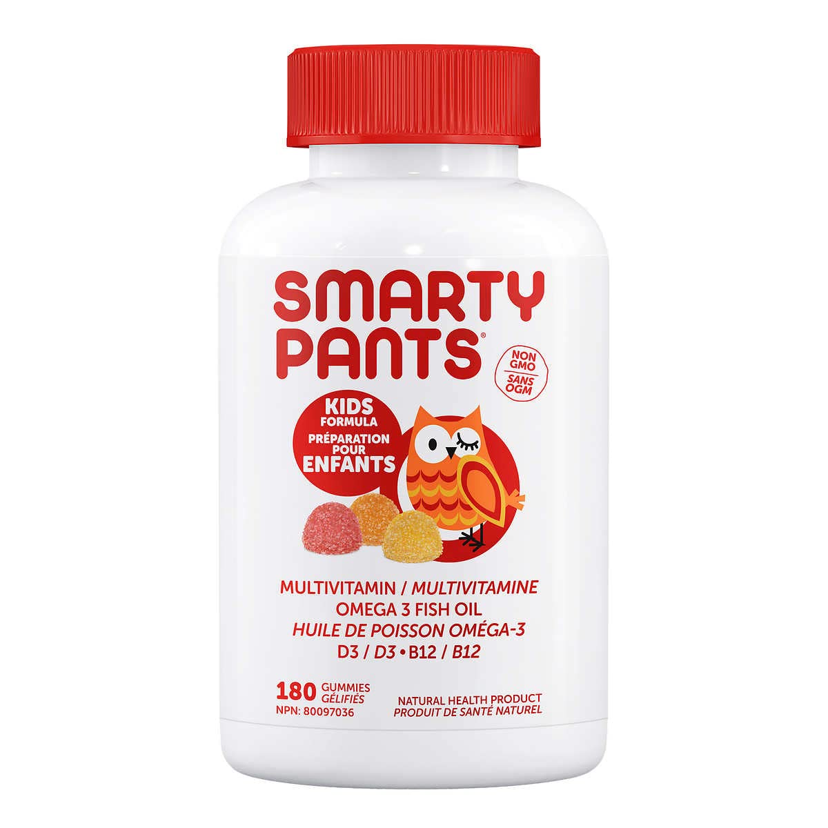 SmartyPants Kids Complete Multivitamin with Omega-3 Fish Oil - 180 Gummy Vitamins for Immune Support, Brain Development & Heart Health | Delicious Berry Flavor for Picky Eaters | Perfect for School Lunchboxes & After-School Snacks