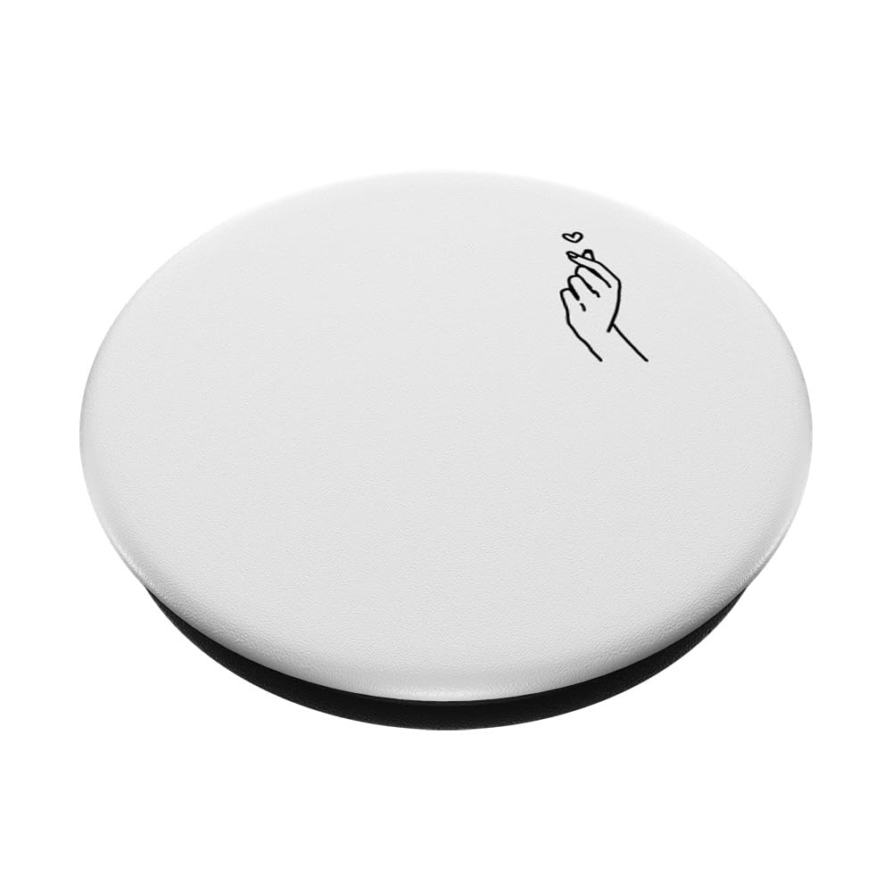 Kpop Love Heart Merchandise - K-pop & Kdrama Themed PopSockets & Adhesive PopGrips for Phones - Perfect for Kpop Fans, BTS Army, and Kdrama Lovers