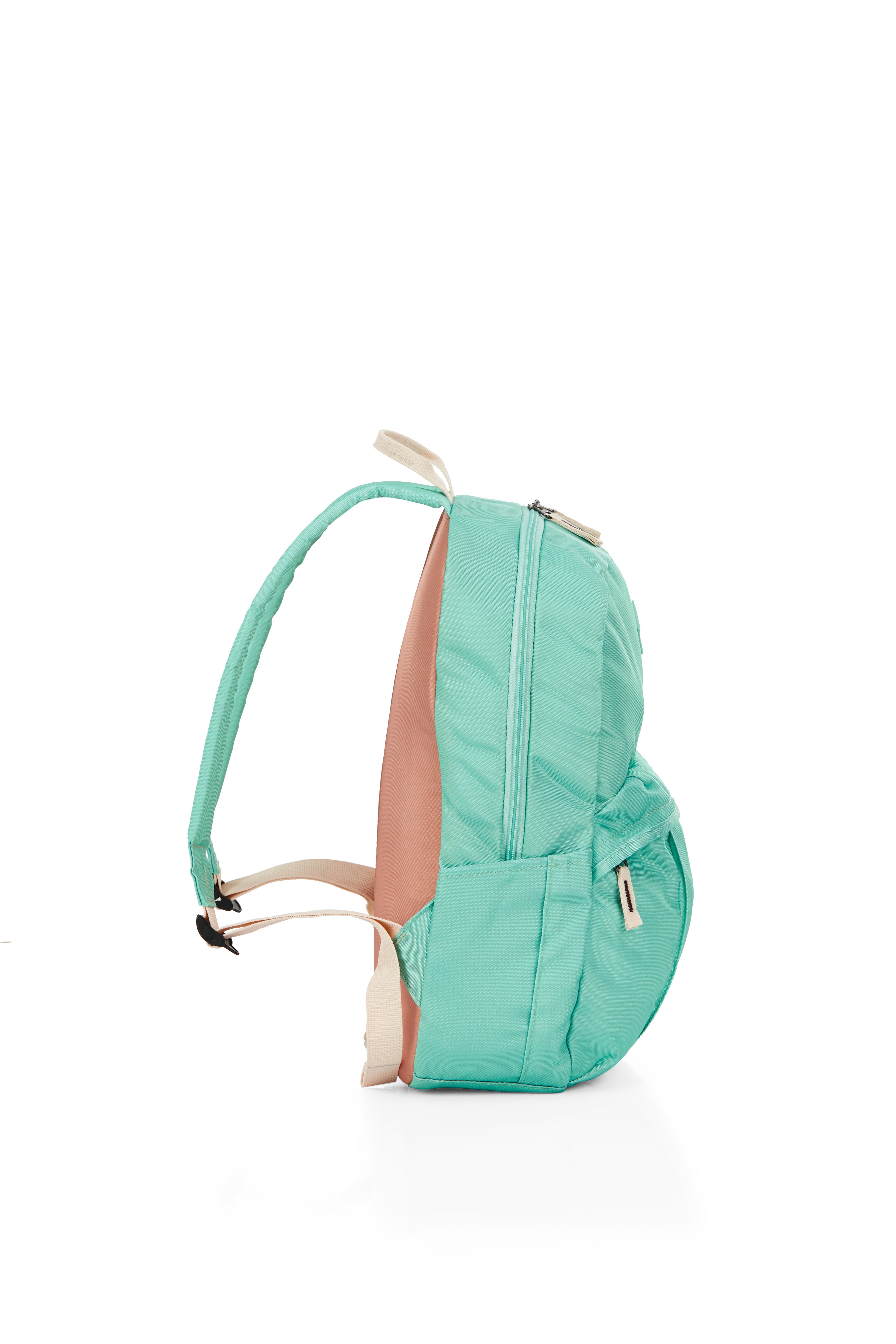 American Tourister RUDY Small Fashion Backpack - Lightweight Travel Daypack for Women & Teens, Water-Resistant School Bag (Ice Mint) - Perfect for College, Commuting & Weekend Getaways