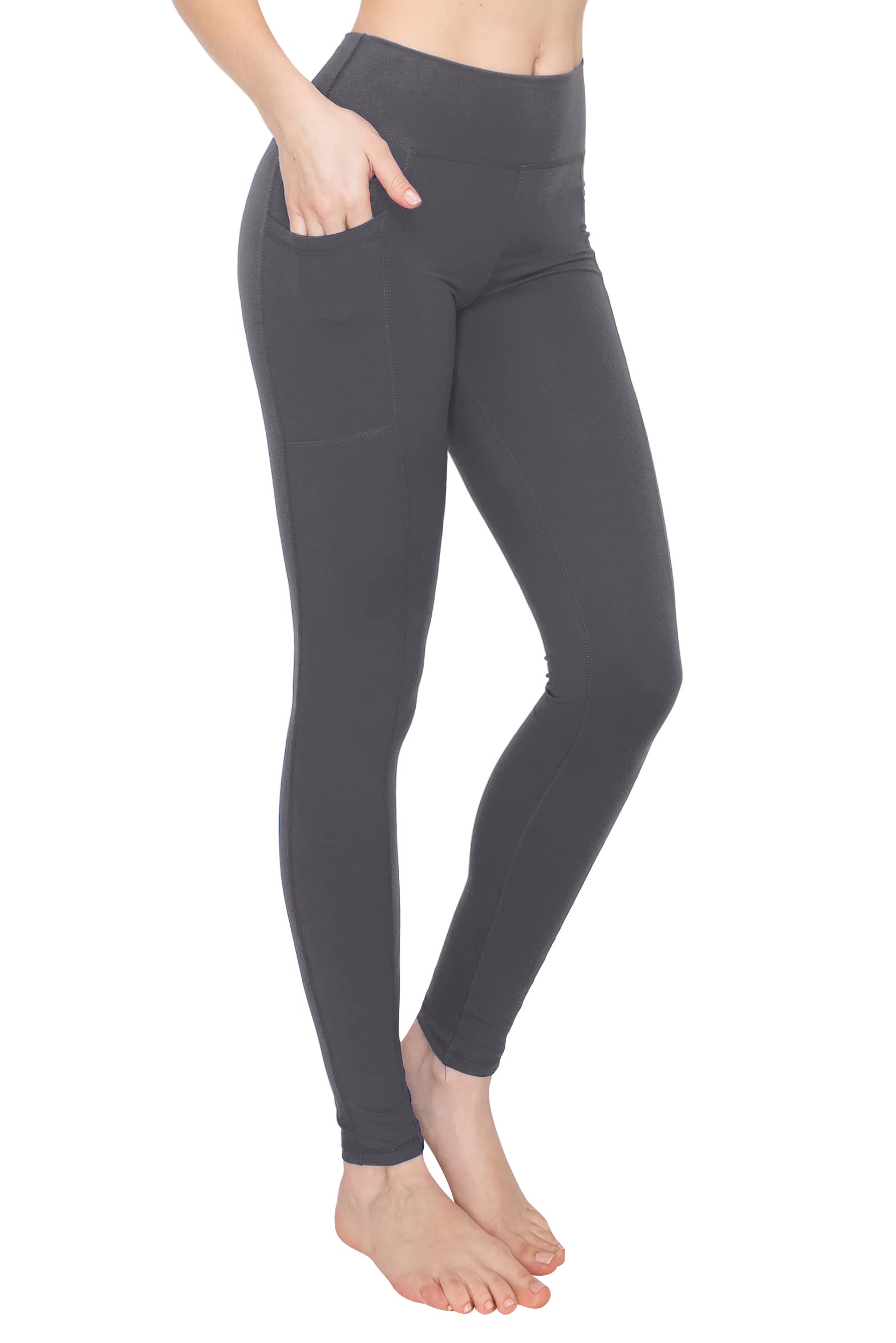 ALWAYS Pockets Yoga Pants for Women - Super Soft Stretch High Waisted Workout Leggings | Gym, Running, Yoga & Lounge Wear