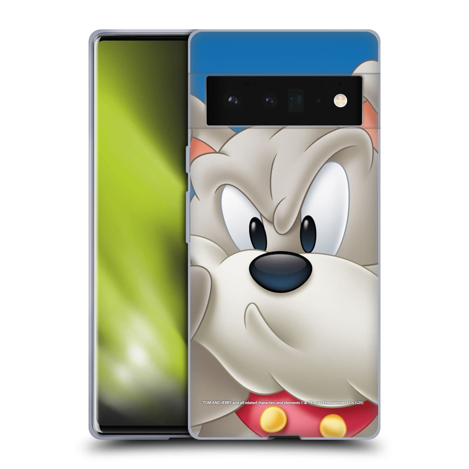 Tom & Jerry Spike Google Pixel 6 Pro Case - Soft Gel Full Face Cover for Cartoon Fans