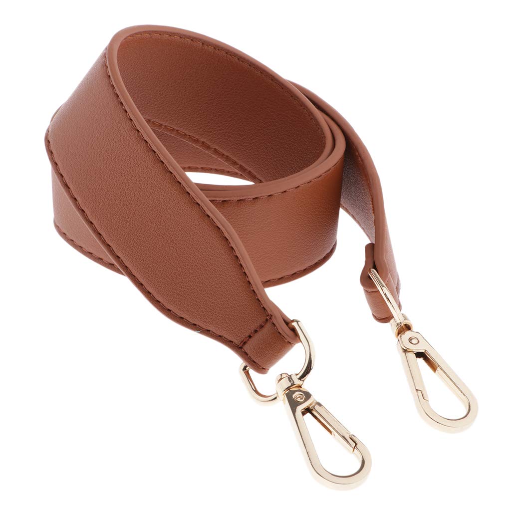 Baoblaze Women's Wide PU Leather Crossbody Bag with Adjustable Shoulder Strap (90cm, Brown, 90x4cm) - Perfect for Work, Travel & Everyday Use