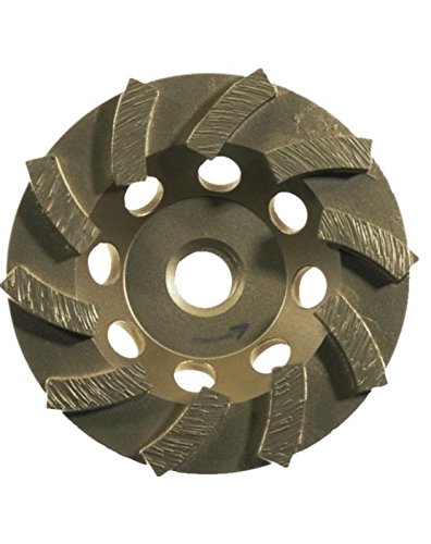 Husqvarna 542751311 14-Segment Turbo Rim Cup Wheel for Concrete Grinding & Surface Preparation - Perfect for Construction, Renovation, and DIY Projects