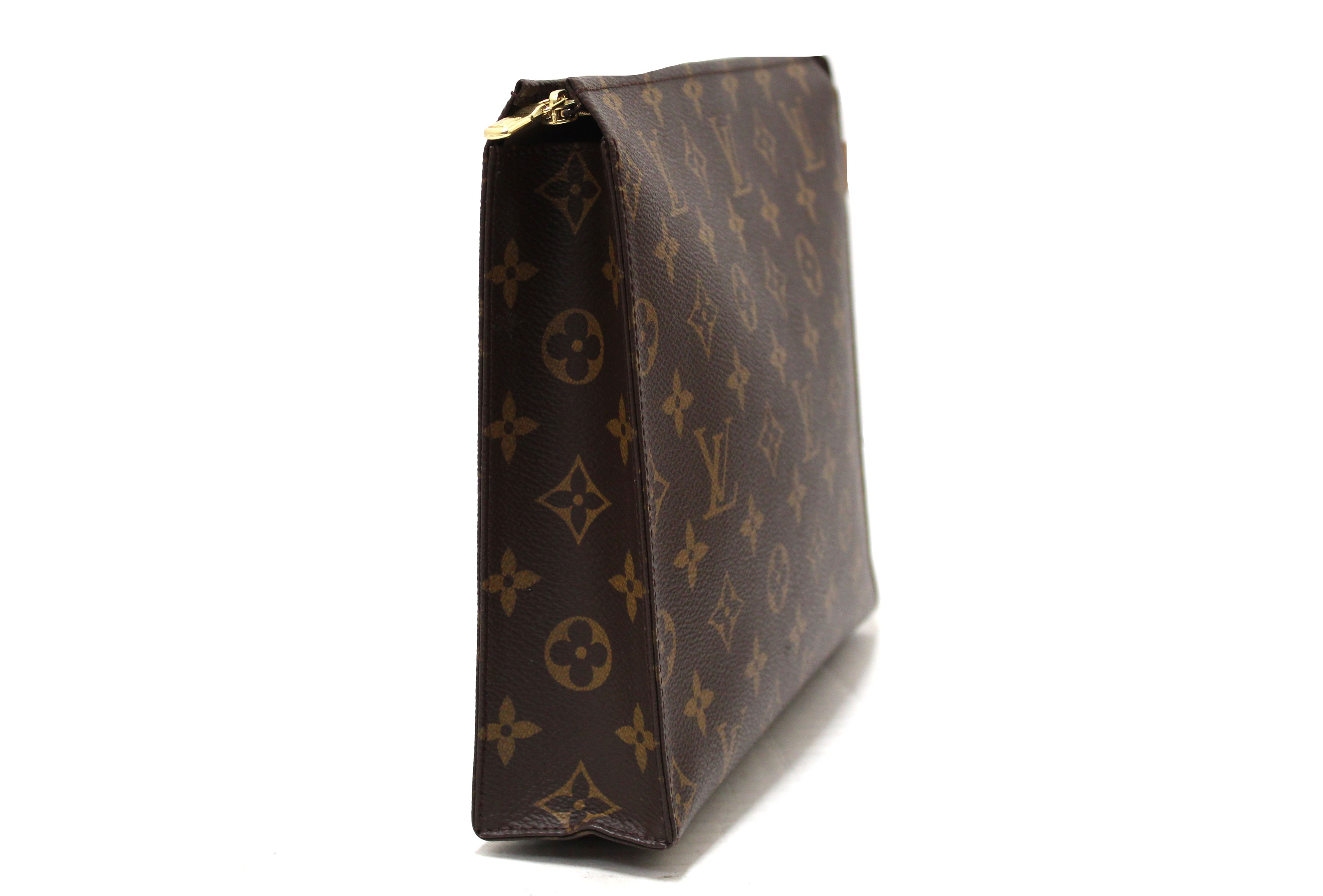 Authentic Louis Vuitton Monogram Canvas Toiletry Pouch 26 - Luxury Travel Cosmetic Bag for Women & Men, Perfect for Makeup Organizer, Toiletries Case, Gym Essentials Pouch