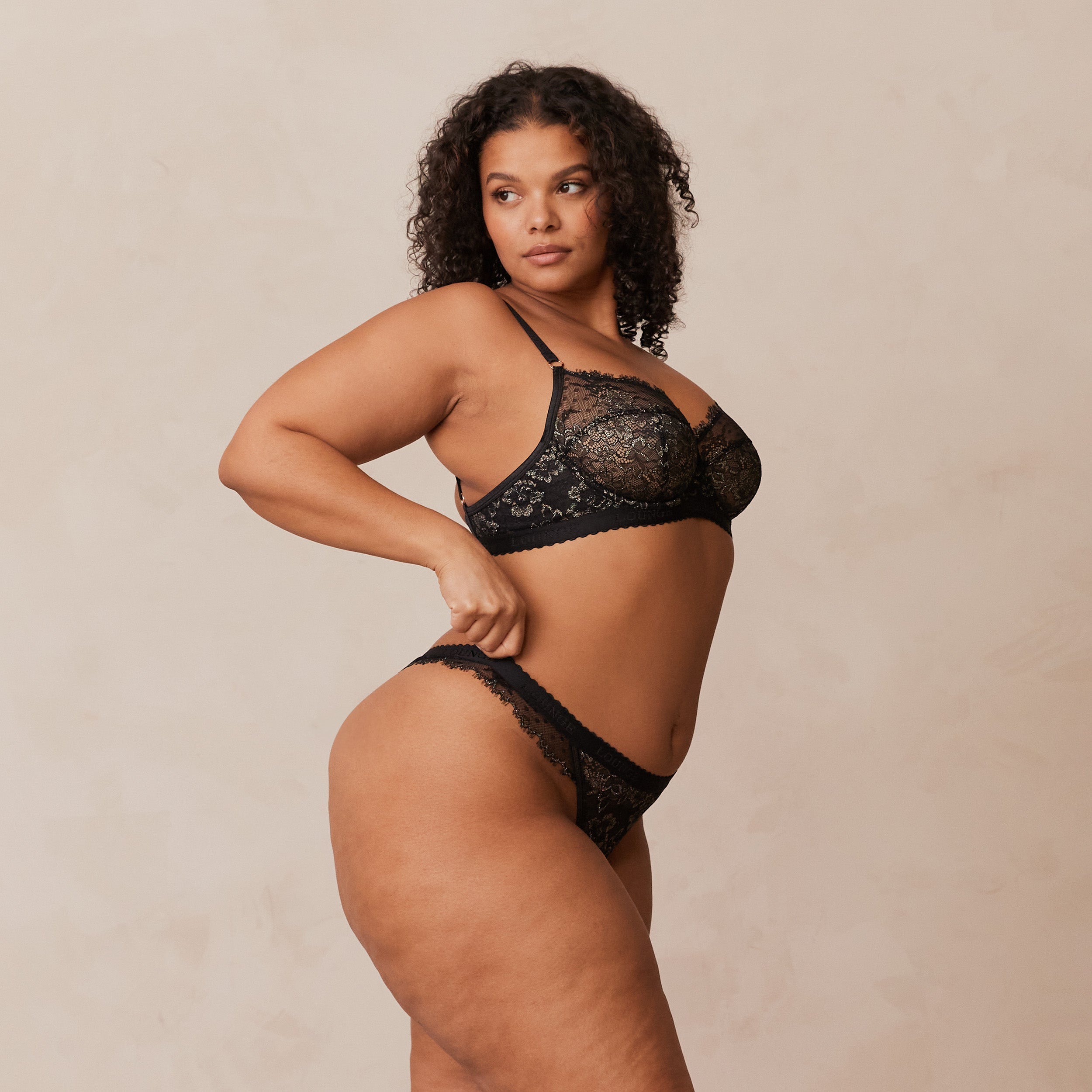 Desire Balcony Bra - Black Lace Underwire Push Up Bra for Women - Perfect for Everyday Wear, Date Nights & Special Occasions