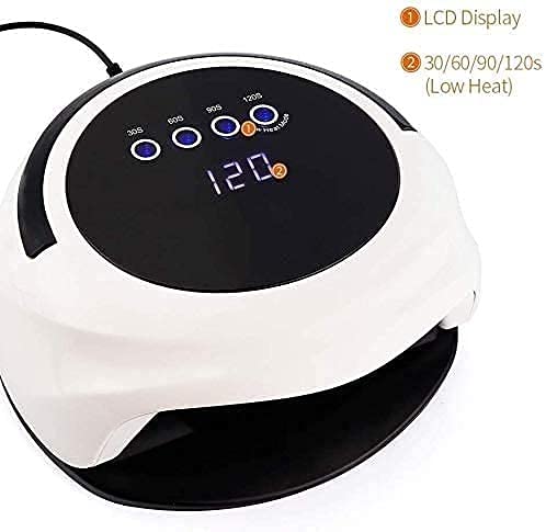 Professional 98W UV LED Nail Lamp with 42 Beads - Fast Curing for Gel Polish | Salon Quality & Home Manicure Use | Perfect for Nail Art, Acrylics & DIY Gel Nails