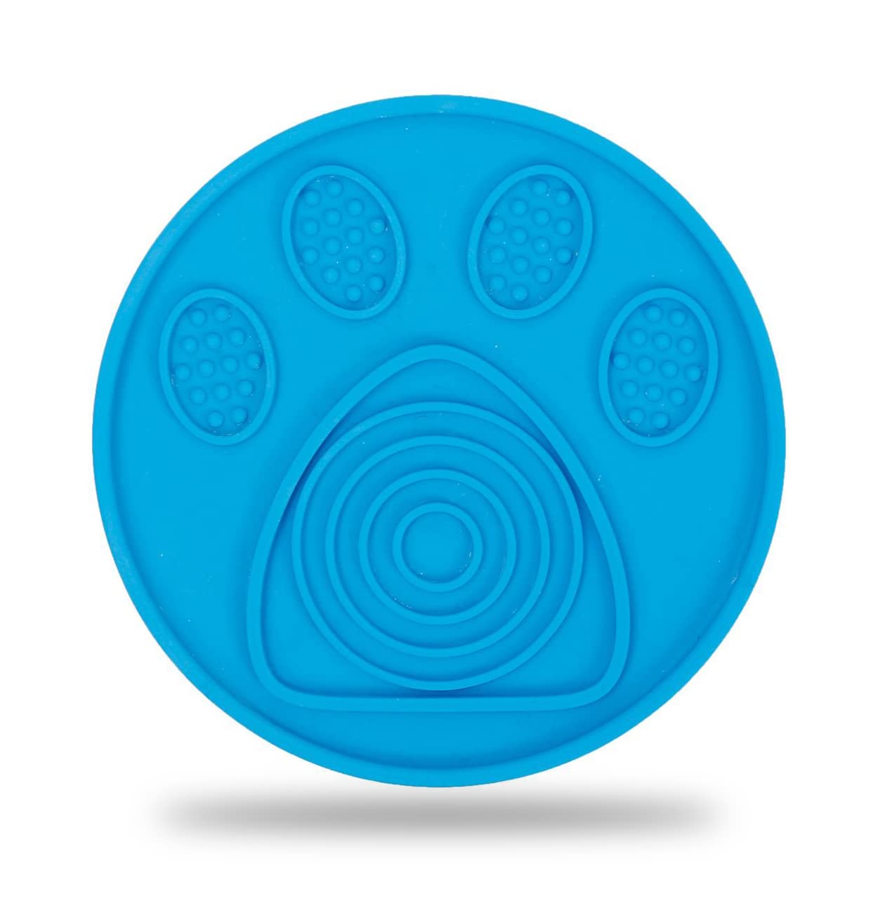 Slow Feeder Lick Mat for Dogs & Cats - Suction Cup Puzzle Mat to Reduce Anxiety & Boredom - Perfect for Food, Treats, Yogurt & Peanut Butter - Great for Mealtime, Training & Grooming Sessions