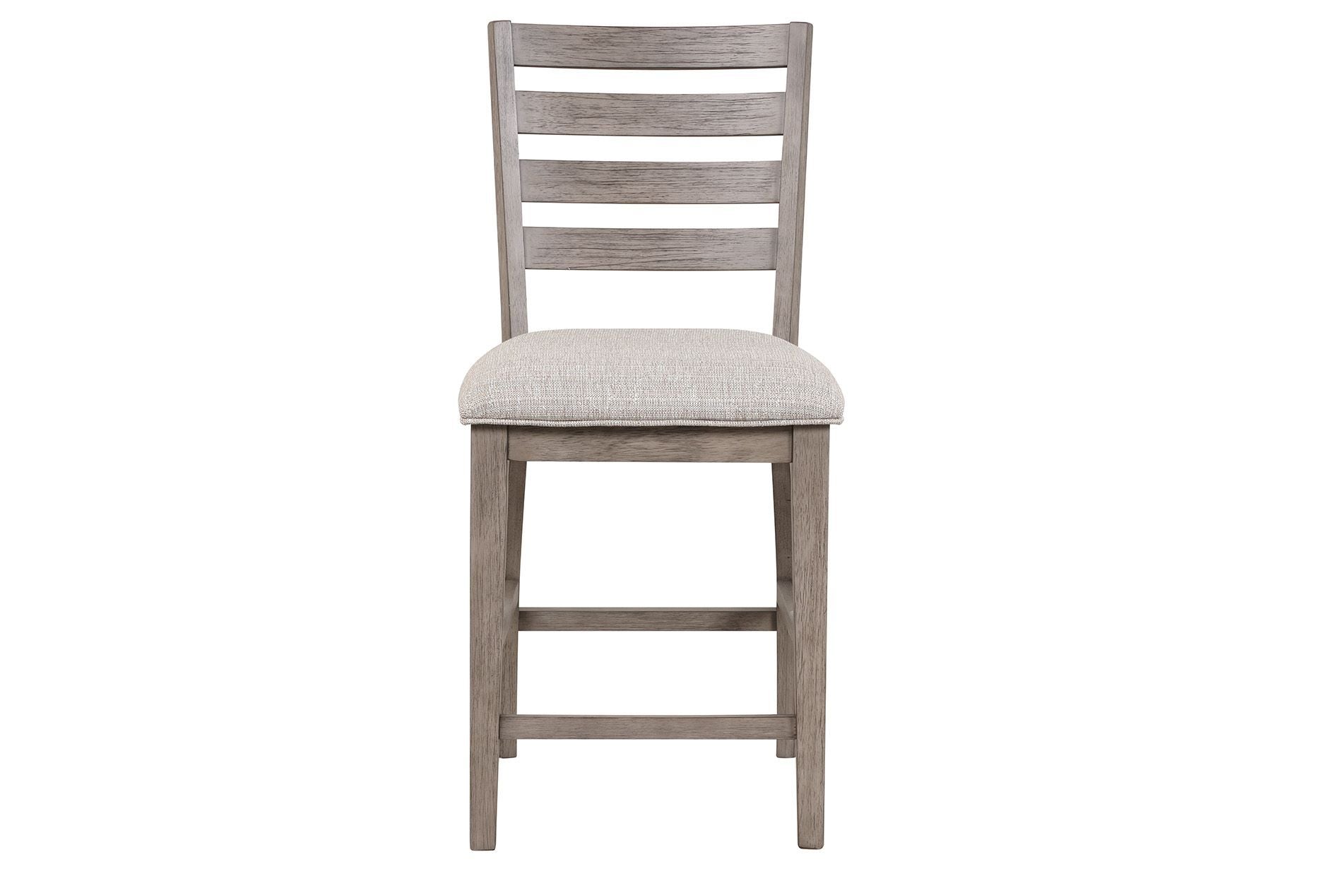 Modern Counter Height Dining Stools with Ladder Back - Set of 2 Bar Stools for Kitchen Island, Breakfast Nook & Home Decor | Comfortable & Stylish Seating Solution