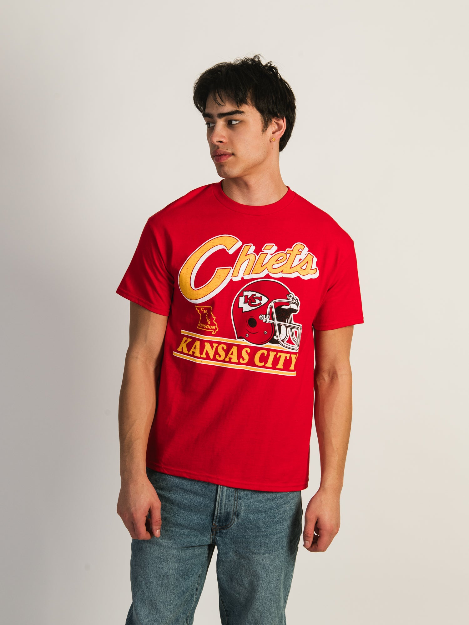 Kansas City Chiefs Fly By T-Shirt - NFL Football Fan Apparel for Men & Women - Perfect for Game Day, Tailgating & Sports Events