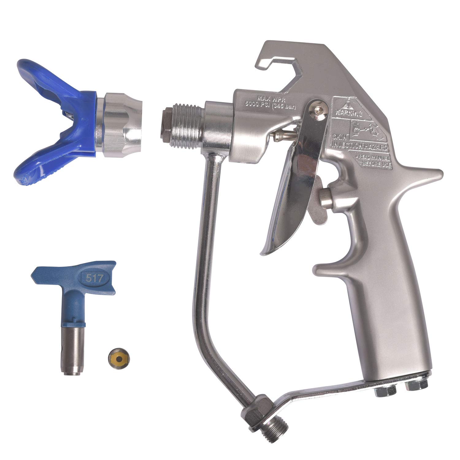 GDHXW 246240 Professional Airless Paint Spray Gun - High Pressure Paint Sprayer for Walls, Ceilings & Furniture - Perfect for Home Renovation & DIY Projects