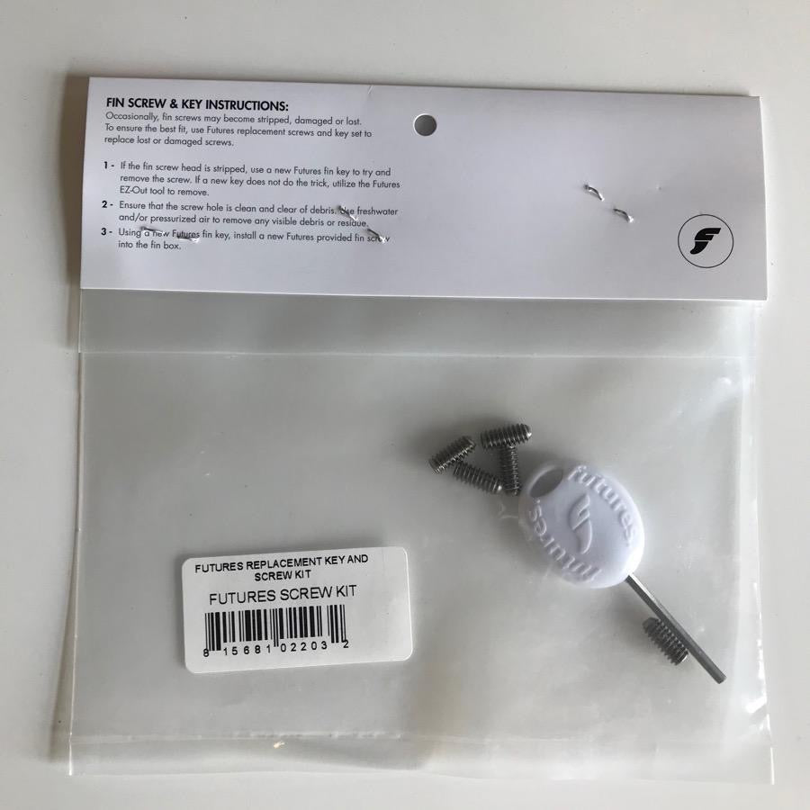 Futures Fins Screw Kit - Replacement Screws for Surfboard Fins | Durable Stainless Steel Hardware | Perfect for Surfing, Paddleboarding & Water Sports