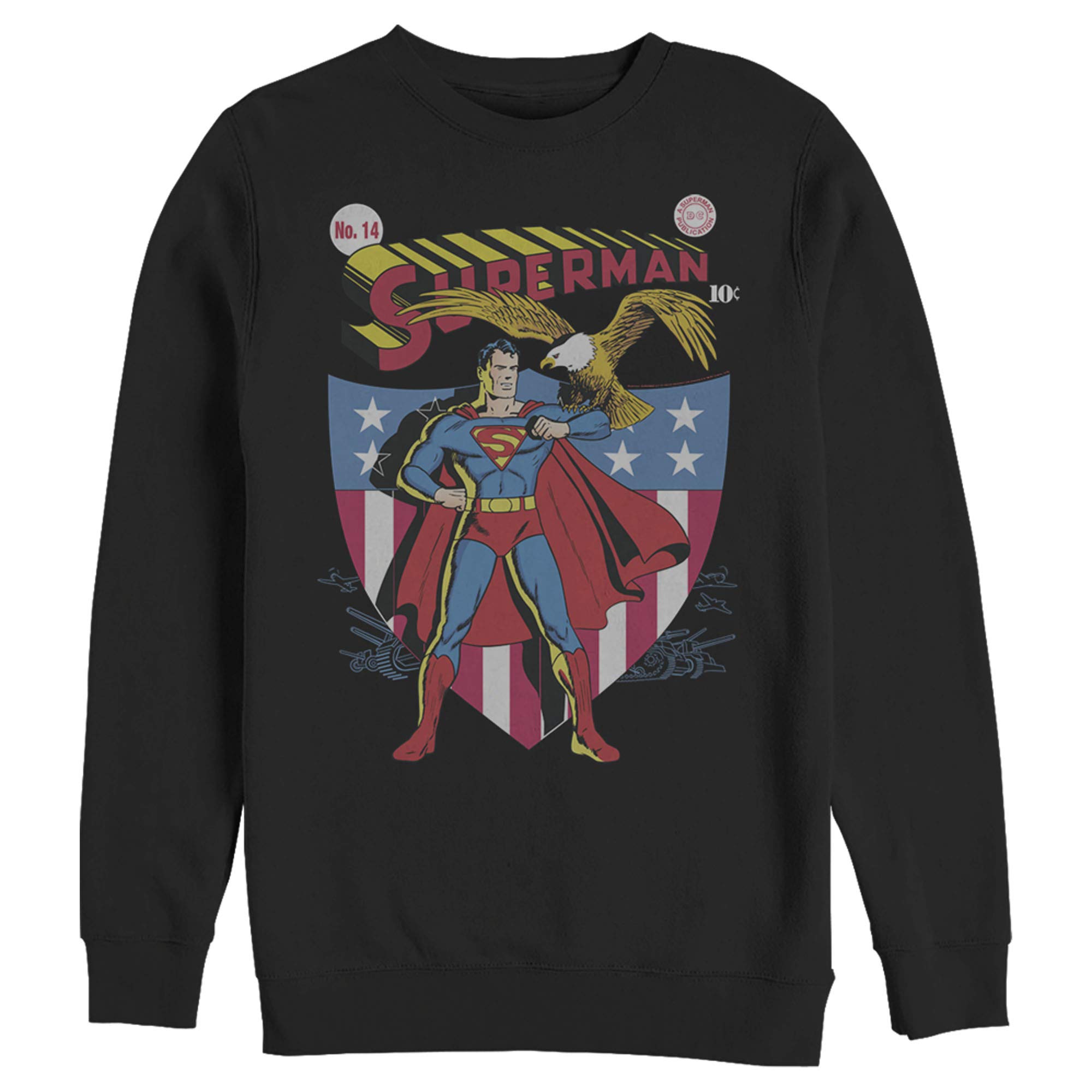 Superman Graphic Sweatshirt for Men - American Hero Pullover Hoodie | Casual Wear, Cosplay & Superhero Fan Gift