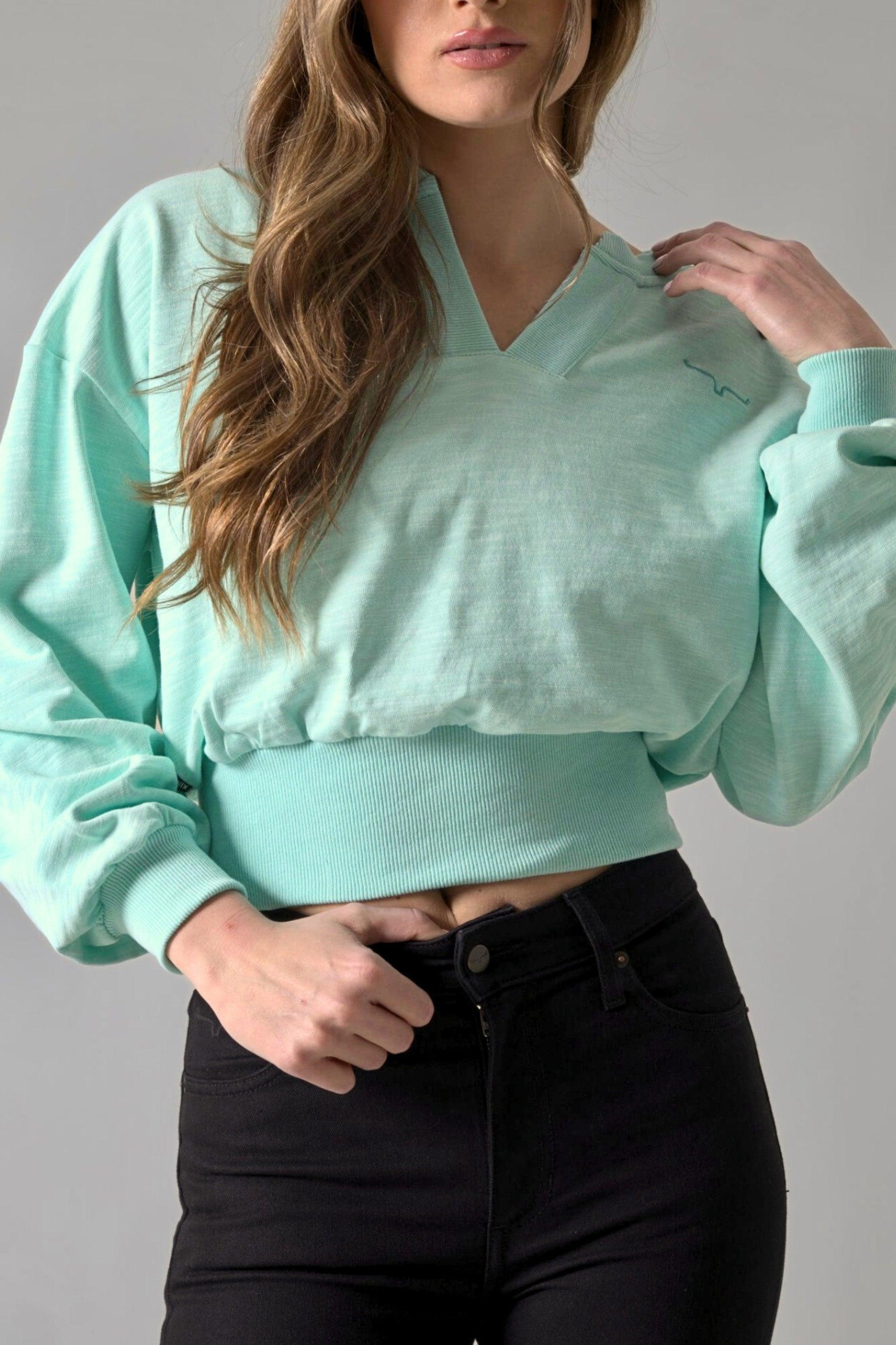Stylish Dewey V Neck Top for Women - Comfortable & Flattering Casual Blouse - Perfect for Work, Date Night & Everyday Wear