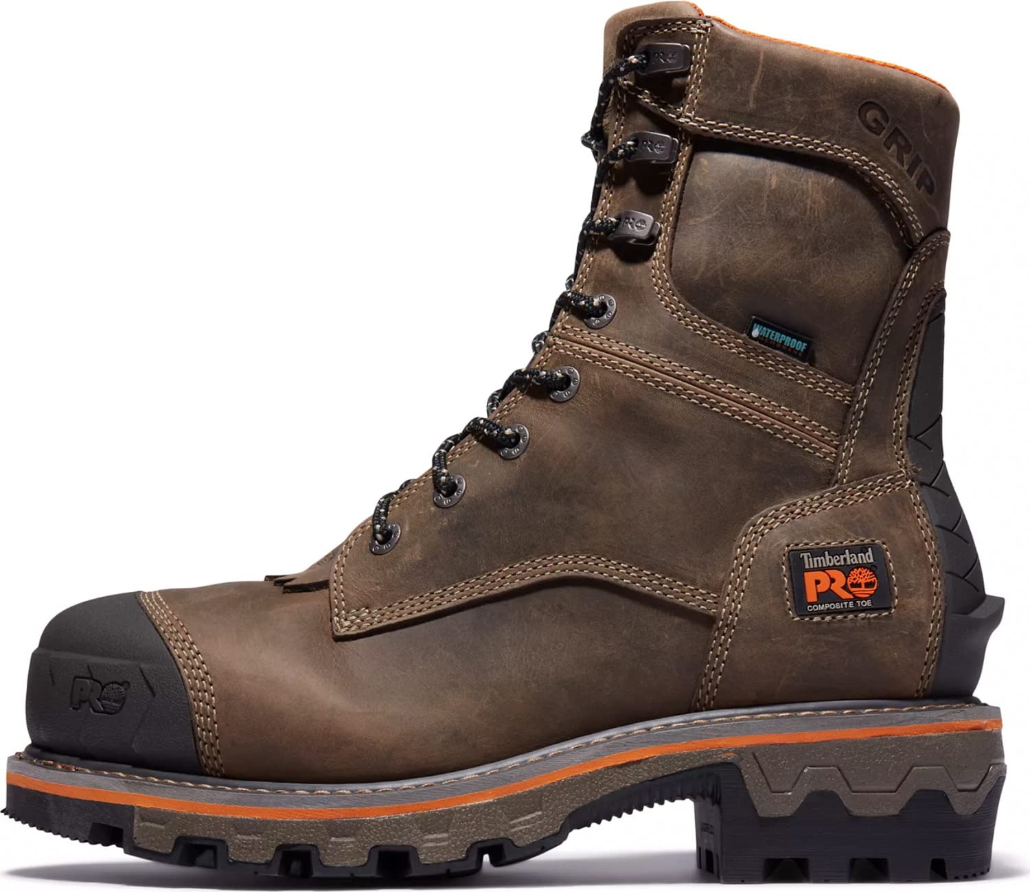 Timberland A29G9110M Boondock HD NT WP Men's Waterproof Hiking Boots in Turkish Coffee Brown - Durable Outdoor Footwear for Hiking, Camping & Work