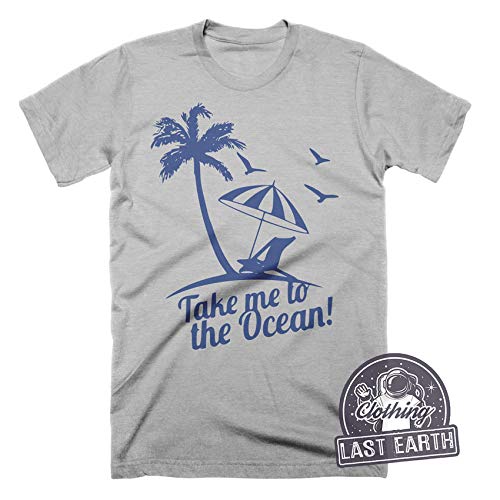 Take Me To The Ocean T-Shirt - Funny Beach Shirts for Men, Women & Kids - Surfer & California Style Beach Gifts - Perfect for Surfing, Vacations & Summer Outfits