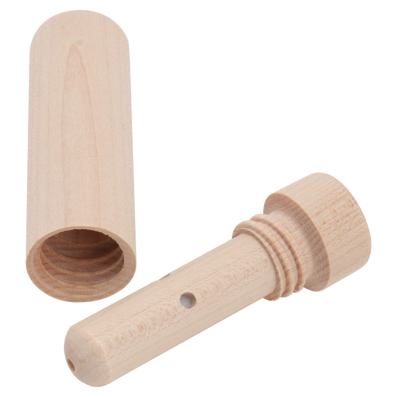 Natural Wooden Essential Oil Nasal Inhalers - Empty Aromatherapy Sticks for Essential Oils & Fragrance Oils - Portable Stress Relief & Meditation Aid for Home, Office & Travel