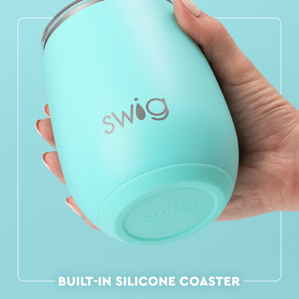 Stemless Wine Glass 14oz - Shatterproof & Elegant for Outdoor Picnics, Parties, and Home Entertaining