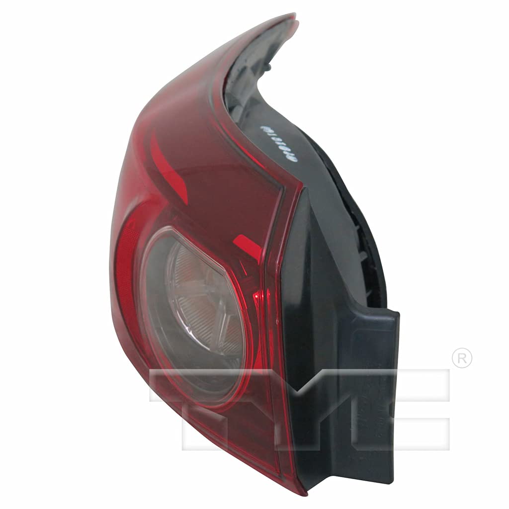 2014-2015 Mazda 3 Sedan Tail Light Pair - Driver & Passenger Side Replacement for MA2804123 | BJT1-51-160A | Outer Bulb Type | Enhanced Night Visibility & Safety