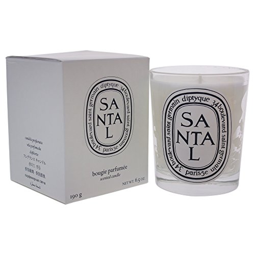 Diptyque Santal Candle 6.5 oz - Premium Sandalwood Scented Candle for Home, Spa & Relaxation - Luxury Soy Wax Candle for Bedroom, Bathroom & Meditation