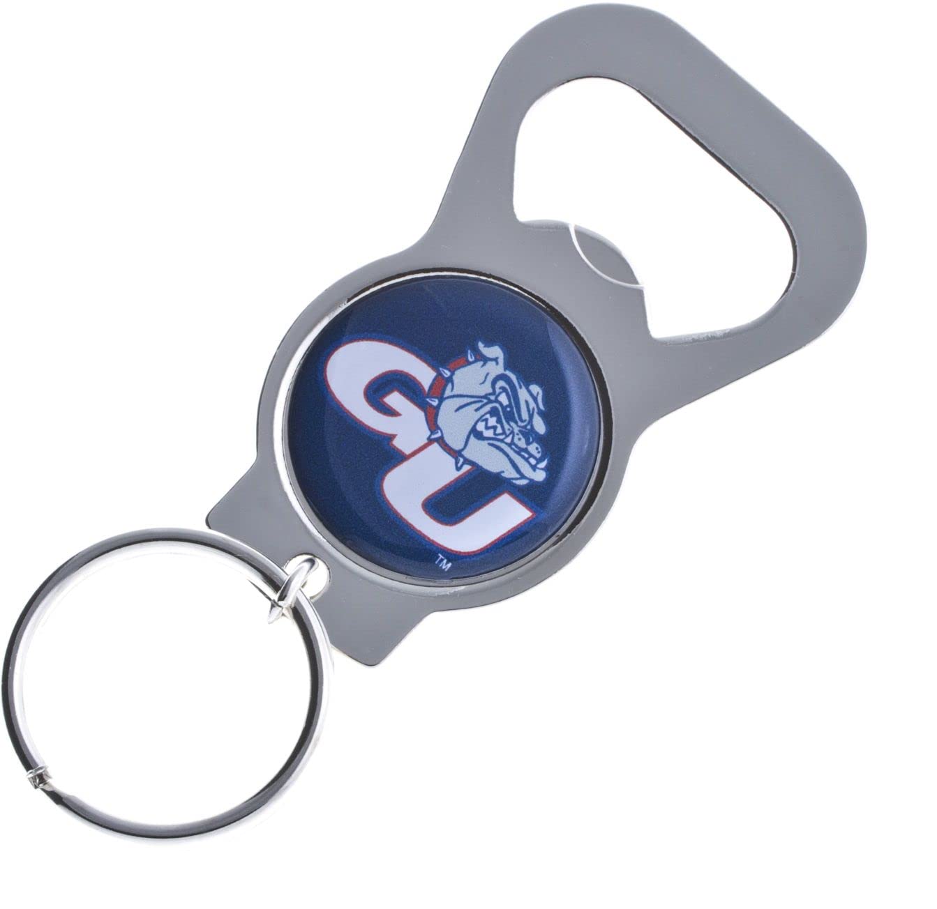 NCAA Gonzaga Bulldogs Bottle Opener Keychain - Durable Metal Key Ring with Team Logo - Perfect for Tailgating, Gifts & Game Day Accessories