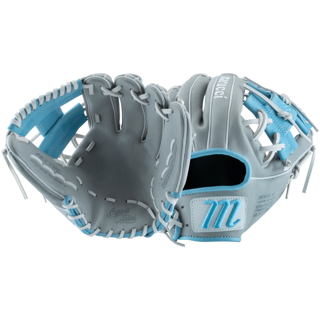 Marucci Cypress Series M Type 44A2 11.75 Inch Infield Baseball Glove - Premium Leather Mitt for Baseball Players (MFG3CY44A2) | Perfect for Infield Practice, Games & Training Sessions