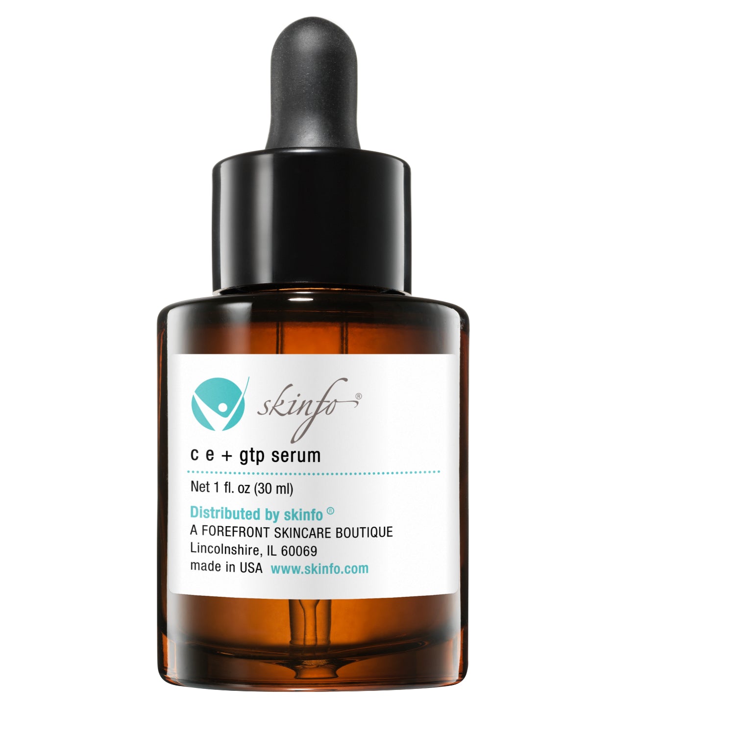 Skinfo CE + GTP Serum - Advanced Anti-Aging Vitamin C Serum with Growth Factors for Brighter, Firmer Skin | Perfect for Nighttime Skincare Routine & Reducing Fine Lines
