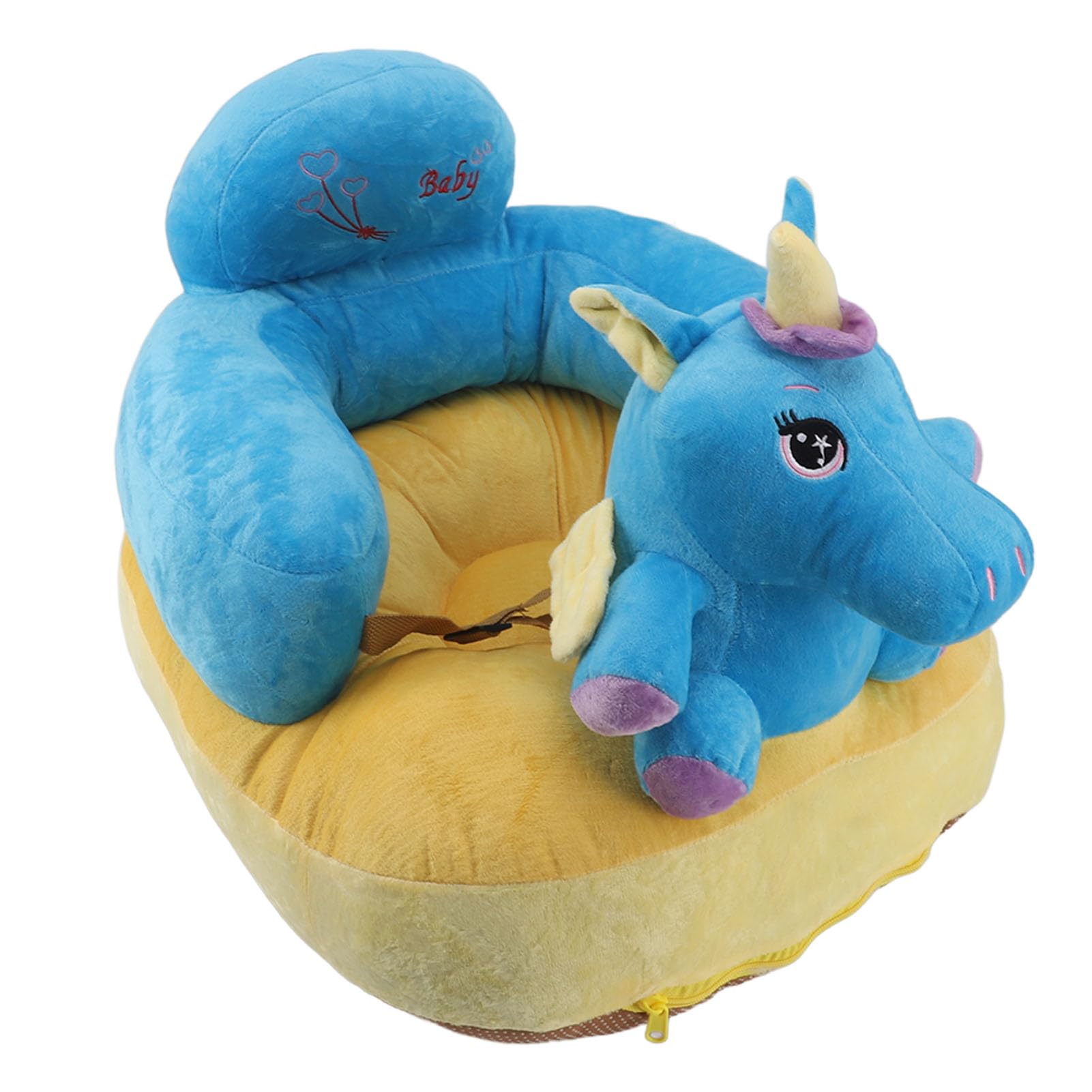**Baby Support Sofa - Soft Plush Animal-Shaped Cushion for Infant & Toddler Girls - Perfect for Playtime, Nursing & Relaxing at Home**