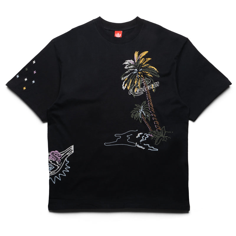 Stretch Limo Ice Cream The Palms Knit Tee - Soft Cotton Comfort T-Shirt for Casual Wear & Summer Outfits