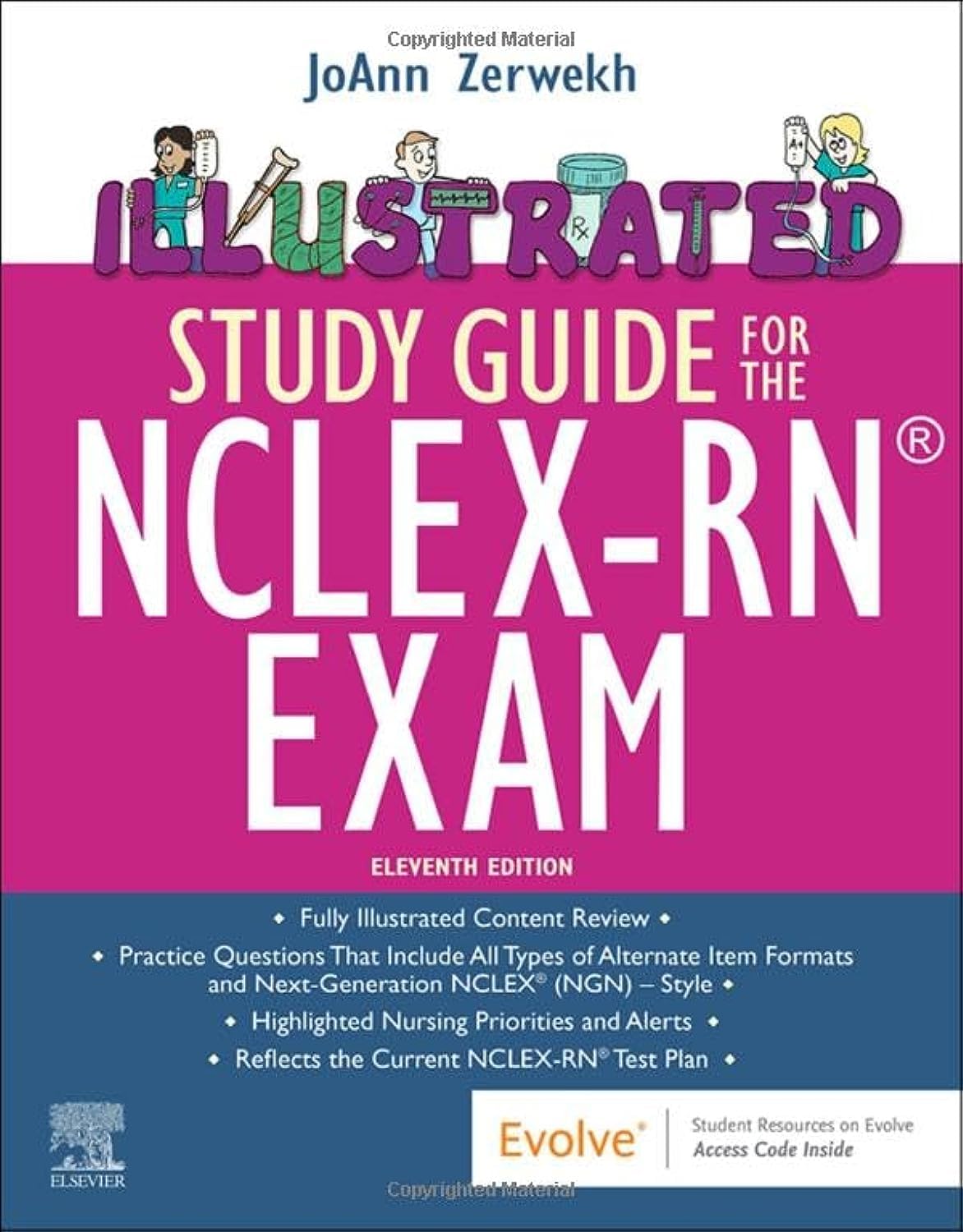 NCLEX-RN® Exam Study Guide with Illustrations - Comprehensive Nursing Test Prep for US Students | Perfect for Self-Study, Classroom Use & Last-Minute Review