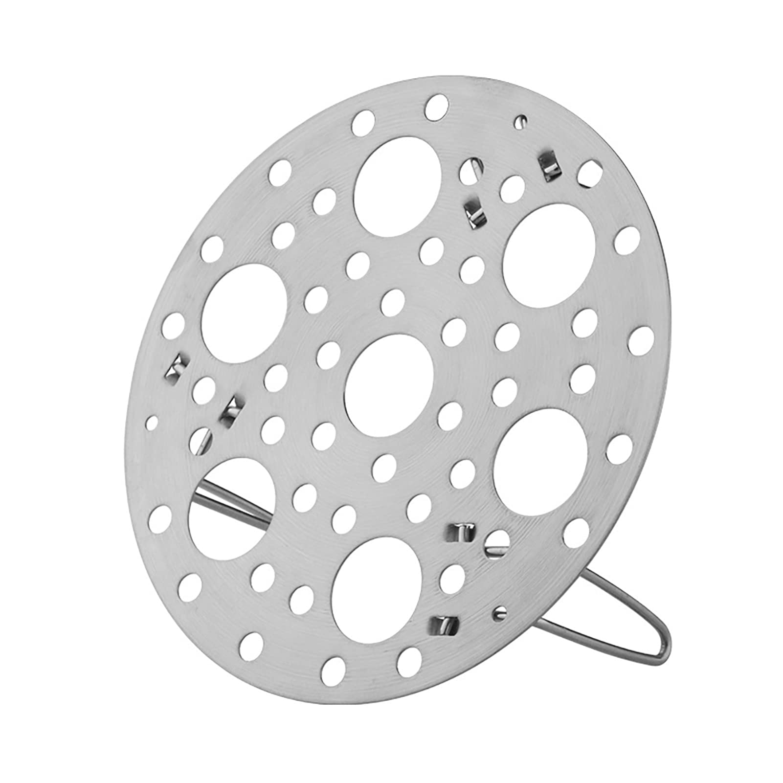Stainless Steel Steamer with Drainage Holes - Space Saving Kitchen Tool for Eggs, Bread & Vegetables | Perfect for Healthy Cooking, Meal Prep & Small Kitchens