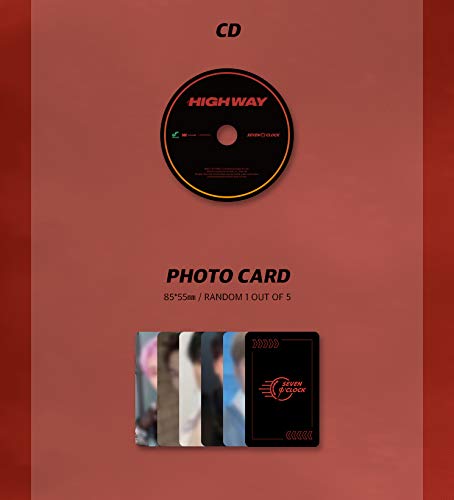 Forest Media Seven O’Clock - 5th Project Album 'Highway' | K-Pop Music CD | Perfect for Road Trips & Relaxation