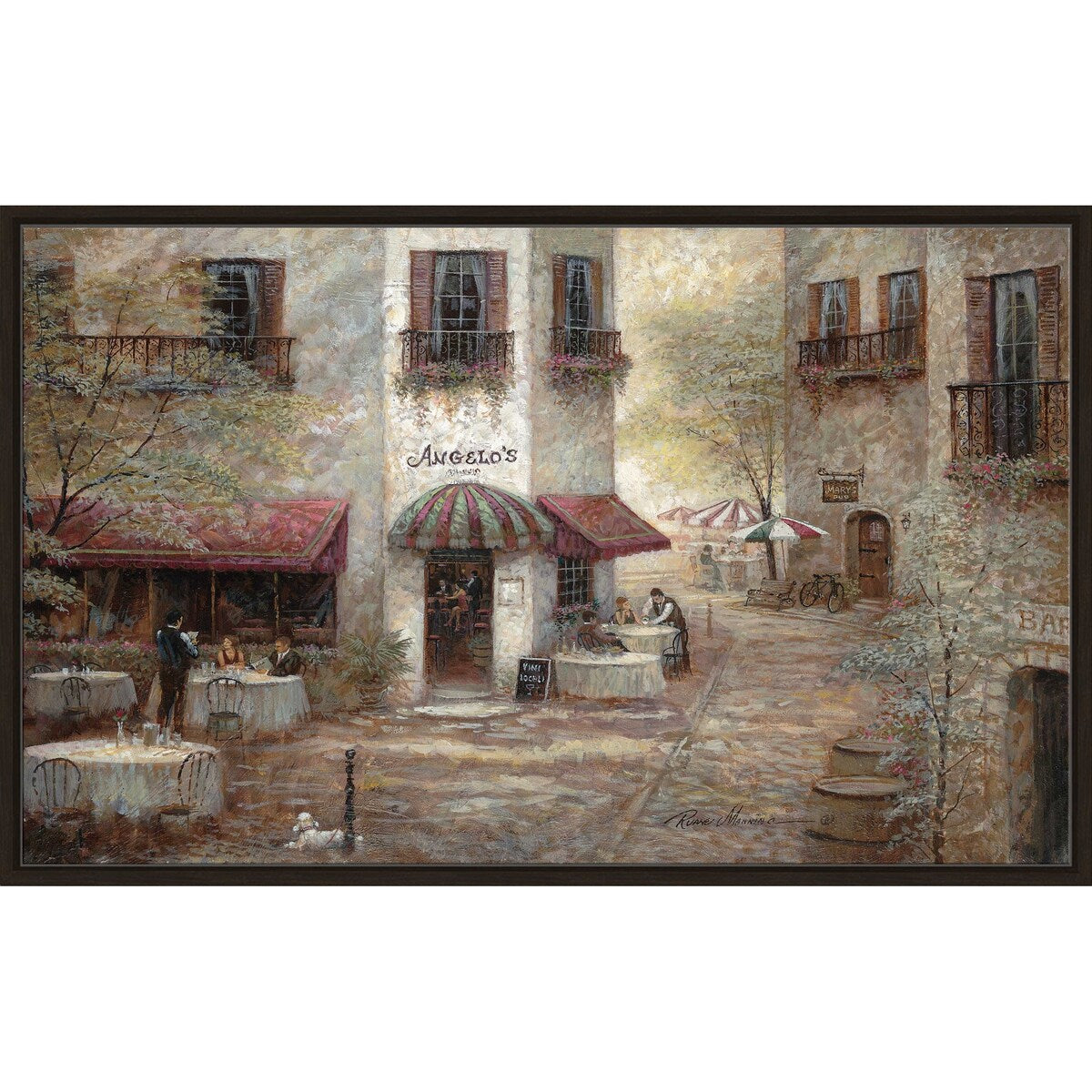 Angelos by Ruane Manning Print on Floating Canvas - Premium Wall Art for Home & Office Decor - Perfect for Living Room, Bedroom, or Gift Giving