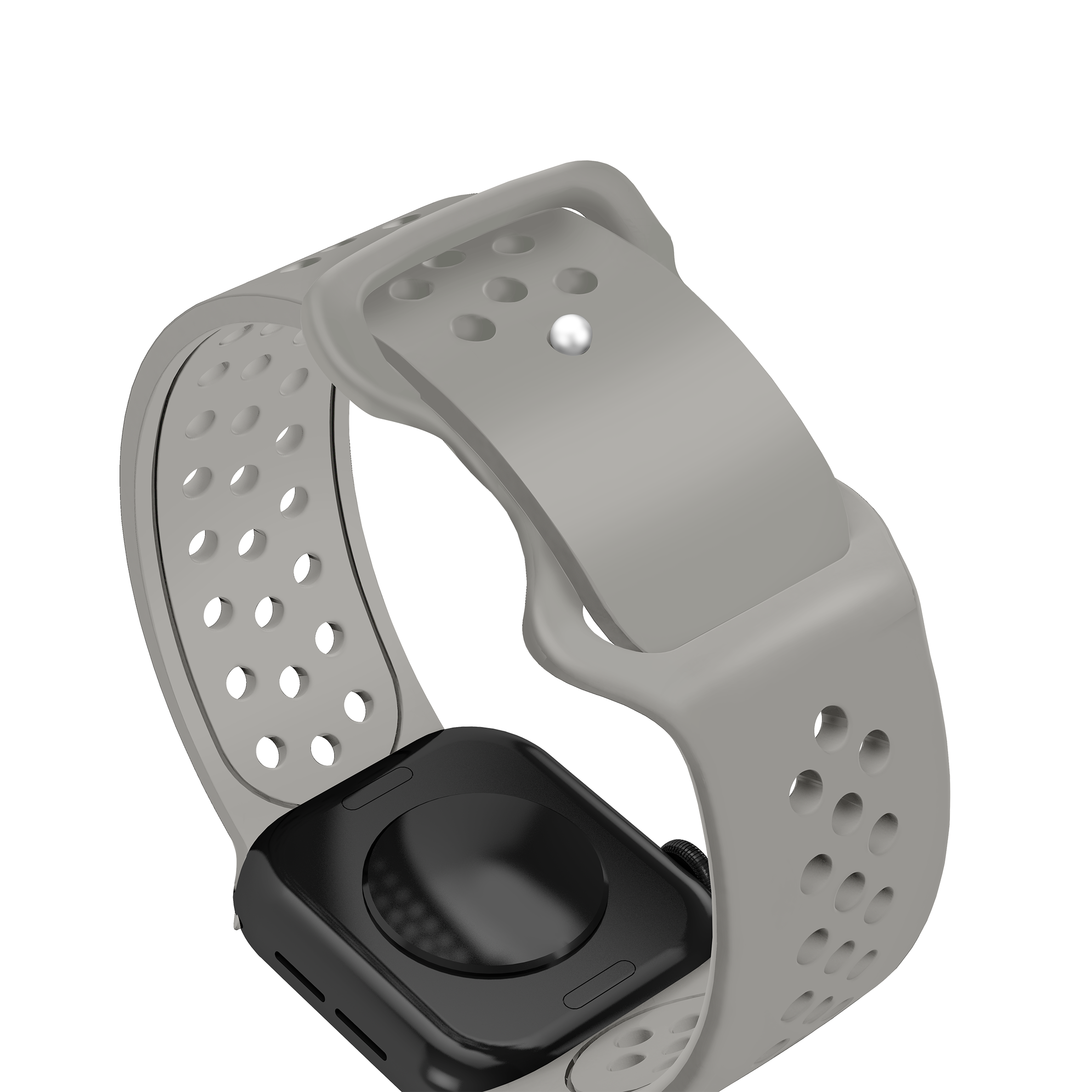 Premium Silicone Sports Bands for Apple Watch Series 3/4/5/6/7/8/9/10/SE - 42mm 44mm 45mm 46mm & Ultra/Ultra 2 49mm - Durable Sweatproof Replacement Watch Strap for Running, Gym & Outdoor Activities