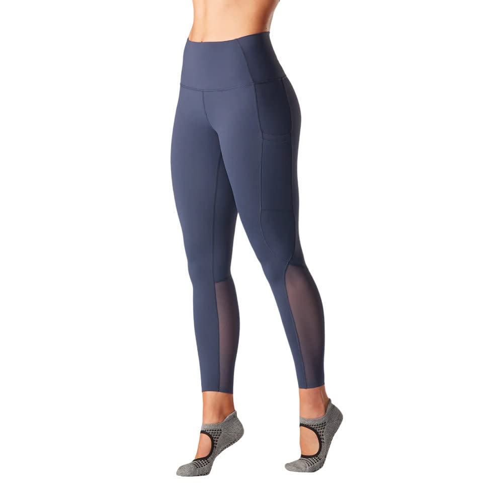 Tavi Women’s Stash & Dash 7/8 High Waisted Yoga Leggings with Pockets | 25-Inch Inseam | Quick Dry Moisture-Wicking Fabric | Comfortable Workout Running & Lounge Pants for Gym, Travel & Everyday Wear