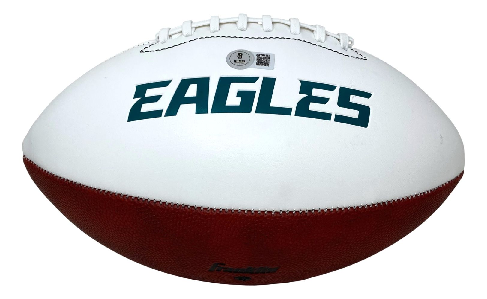 Authentic Big Dom DiSandro Signed Philadelphia Eagles Logo Football - Super Bowl LII & LIX Champions (BAS Certified) - Perfect for Eagles Fans, Sports Memorabilia Collectors, and Game Room Decor