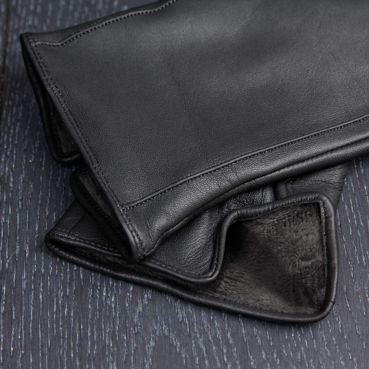 Downholme Vegan Leather Gloves for Women - Soft Faux Leather Winter Gloves, Touchscreen Compatible, Warm & Stylish - Perfect for Driving, Outdoor Activities & Cold Weather Fashion
