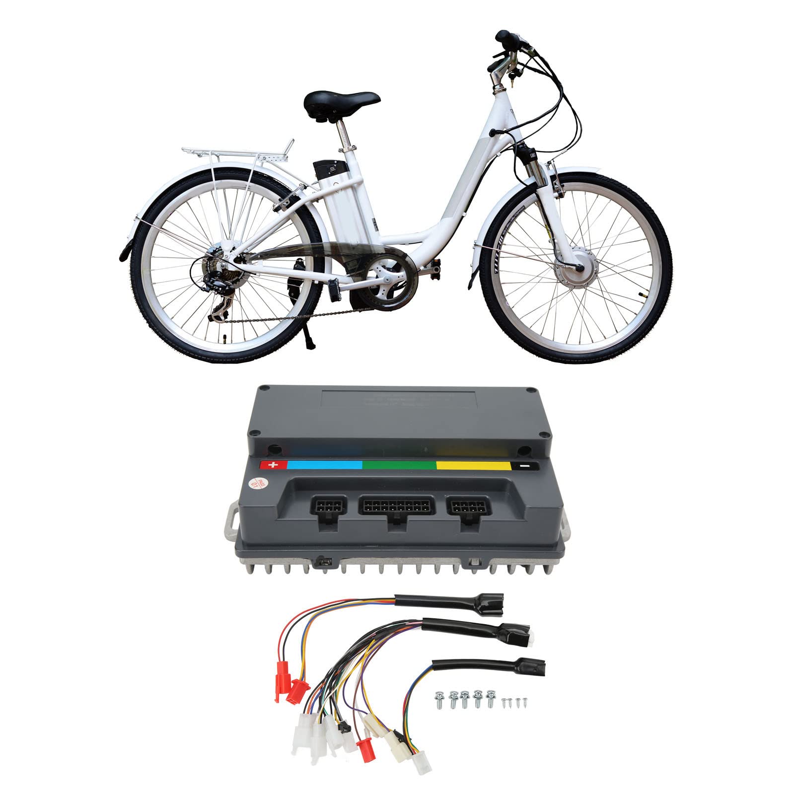 VOTOL EM50SP 3960W Electric Motorcycle Controller - IP67 Waterproof, PC Programmable Sine Wave Controller for E-Bikes & Scooters | Perfect for Off-Road, Commuting & Performance Upgrades