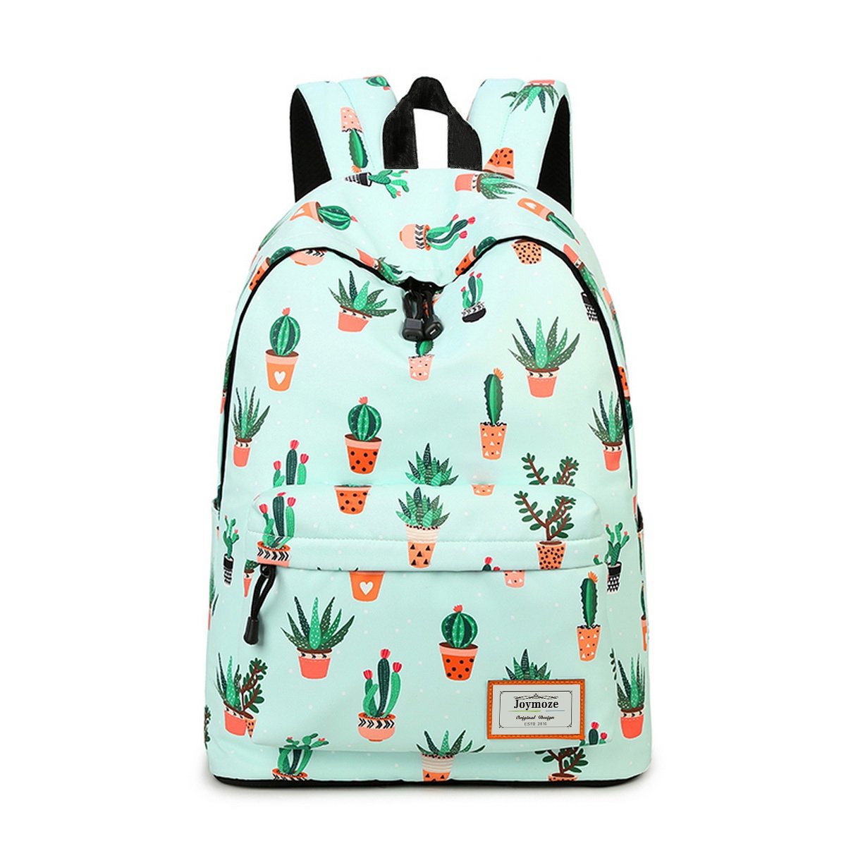 Joymoze Stylish Cactus Print Backpack for Women & Girls - Lightweight School Backpack, Fashionable Purse Alternative - Perfect for School, Travel, and Everyday Use