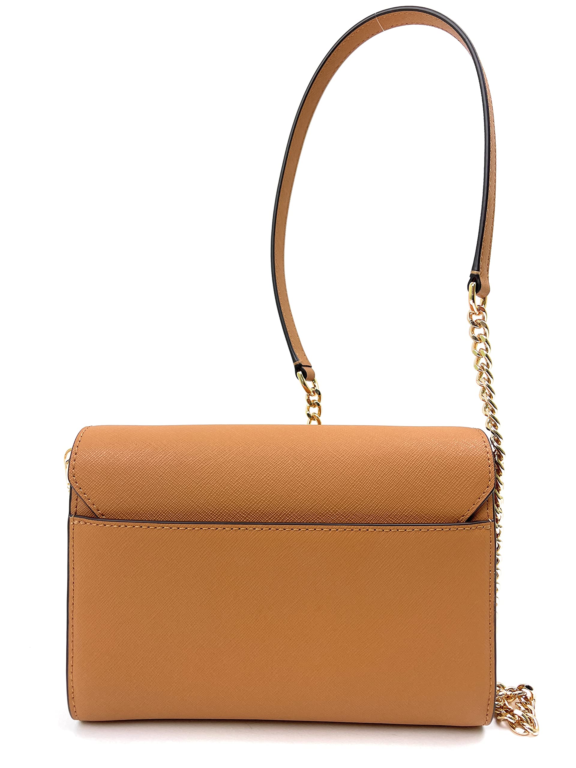 Tory Burch Emerson Chain Wallet Leather Crossbody Bag in Cardamon - Stylish & Functional for Everyday Use, Work, and Travel