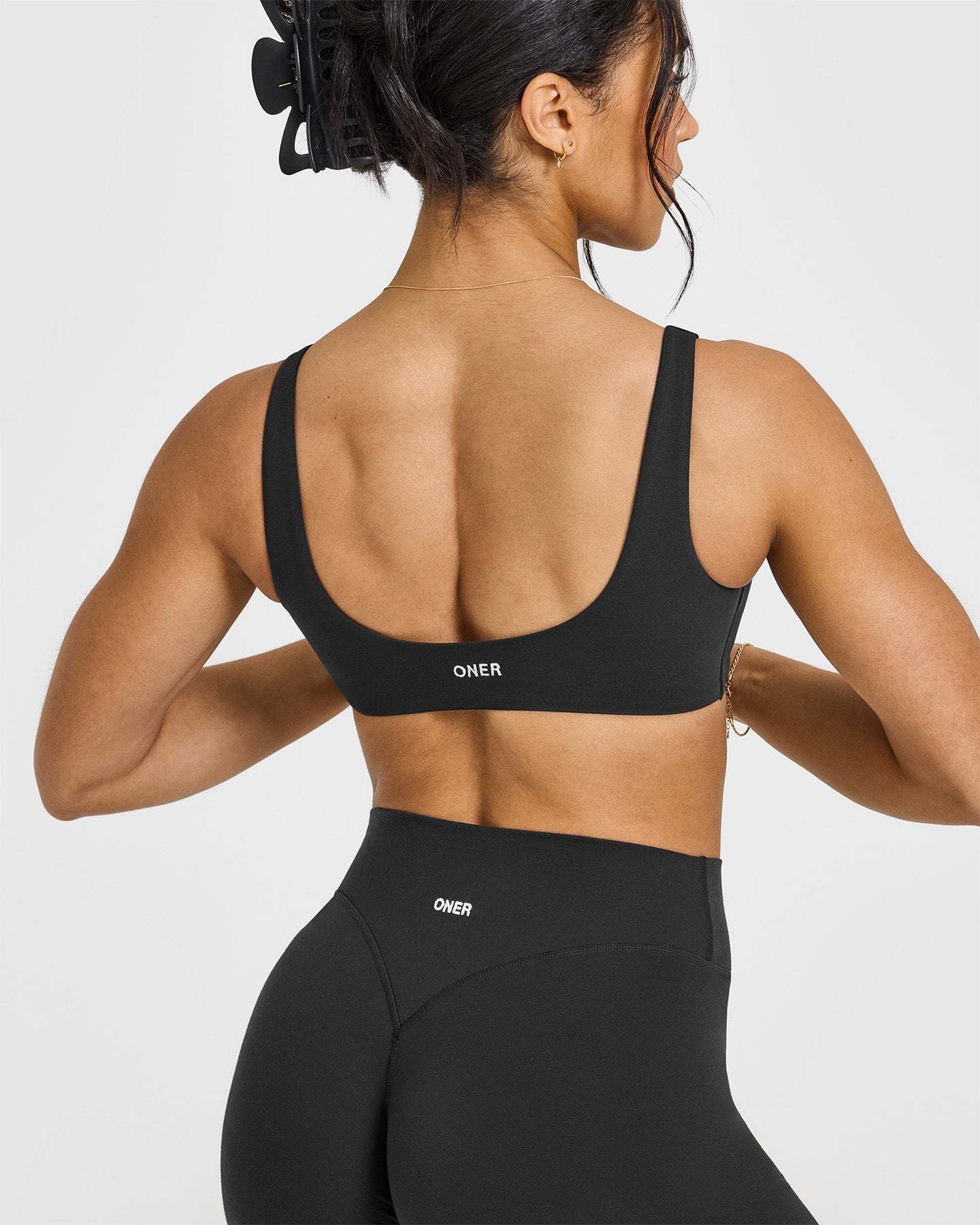 SoftMotion™ Scoop Back Bralette - Ultra Soft Wireless Comfort Bra in Black | Perfect for Yoga, Lounge & Everyday Wear