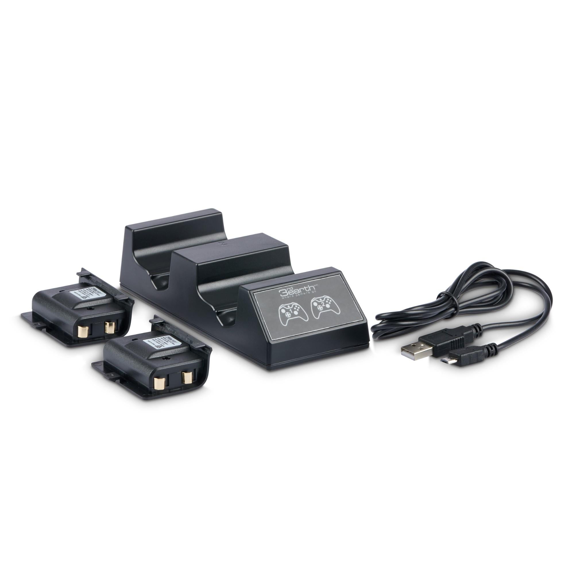 3rd Earth Universal Controller Charger for Xbox™ - Fast Charging Dock Station for Xbox One, Series X/S Controllers - Perfect for Gaming Sessions & Multiplayer Setups