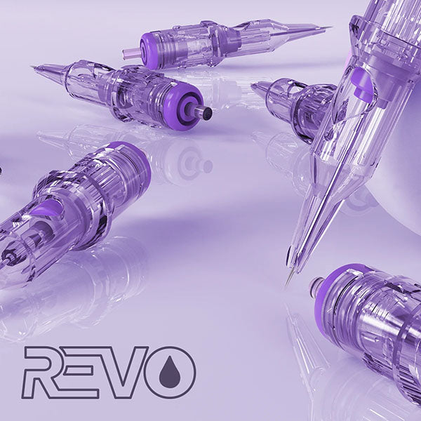 EZ INKin Revo PMU 5 Round Liner Cartridges for Permanent Makeup - Professional Tattoo Needles for Eyebrows, Eyeliner & Lip Blushing - Ideal for PMU Artists & Tattoo Shops