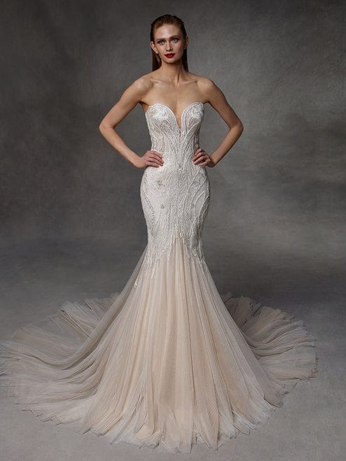 Badgley Mischka Deanna Women's Evening Dress Size 10 - Perfect for Weddings, Galas & Formal Events