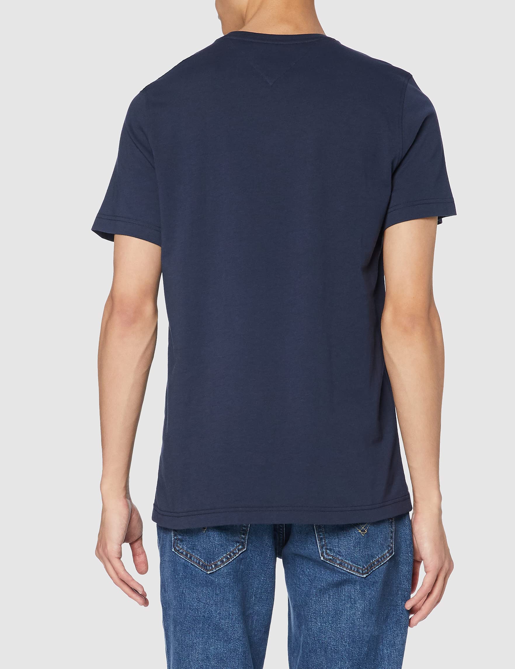 Tommy Hilfiger Men's Classic Fit Short Sleeve Cotton T-Shirt - Navy Blue | Casual Wear, Everyday Outfits & Summer Style