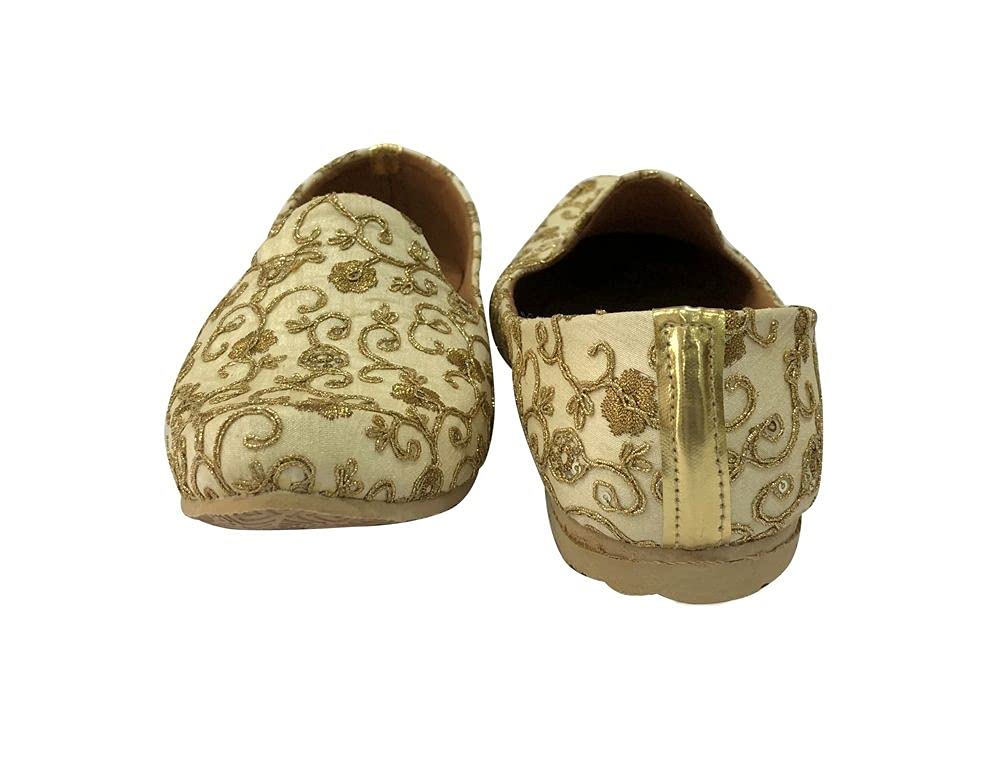 Authentic Punjabi Jutti for Men | Traditional Mojari Sherwani Shoes | Wedding & Groom Loafers | Slip-On Ethnic Footwear for Jalsa & Special Occasions