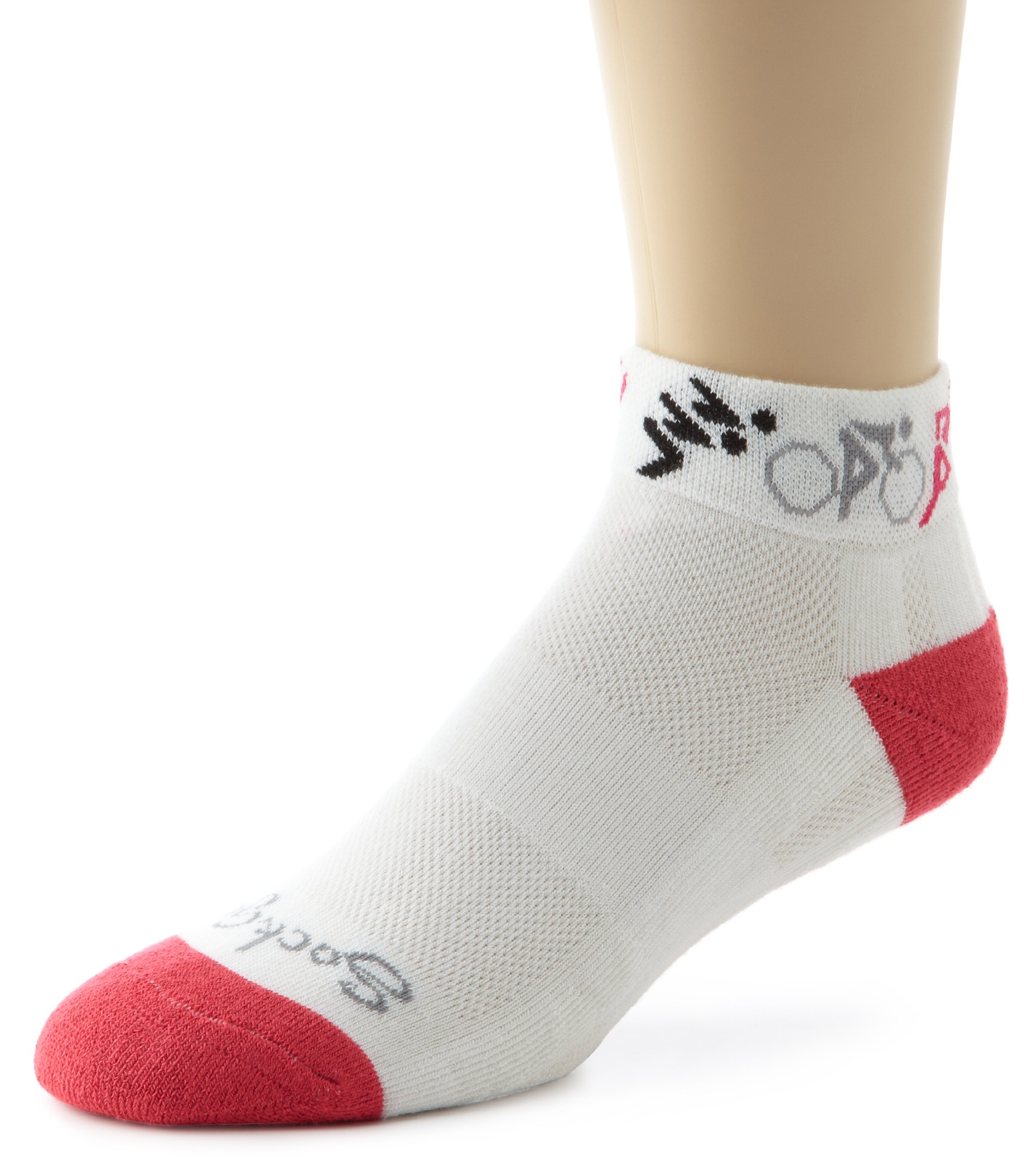 **SockGuy Men's Comfortable Athletic Running Socks - Breathable & Cushioned for Sports, Workouts & Everyday Wear**