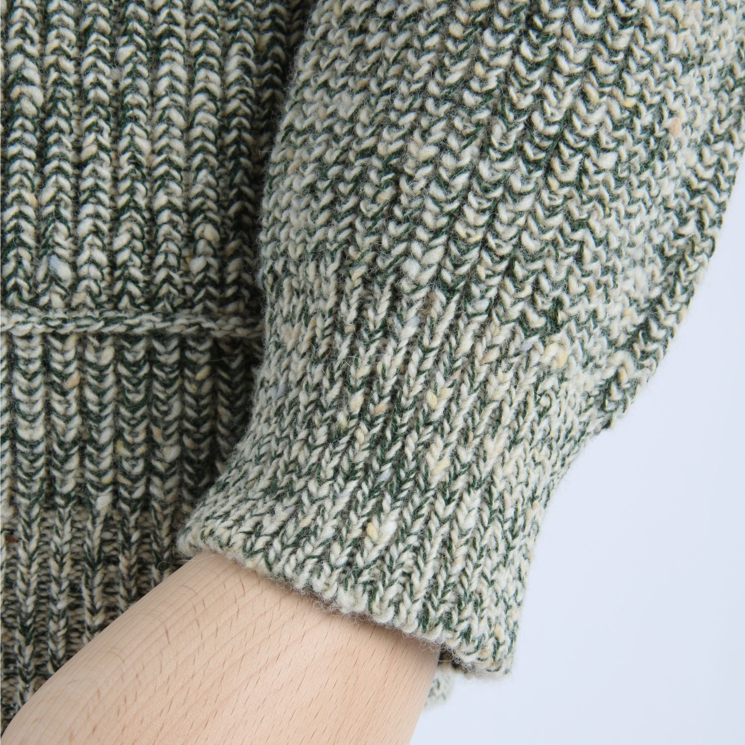 Unisex Marl Wool & Cotton Cardigan - Cozy & Stylish Sweater for Men & Women | Perfect for Fall, Winter & Casual Outfits