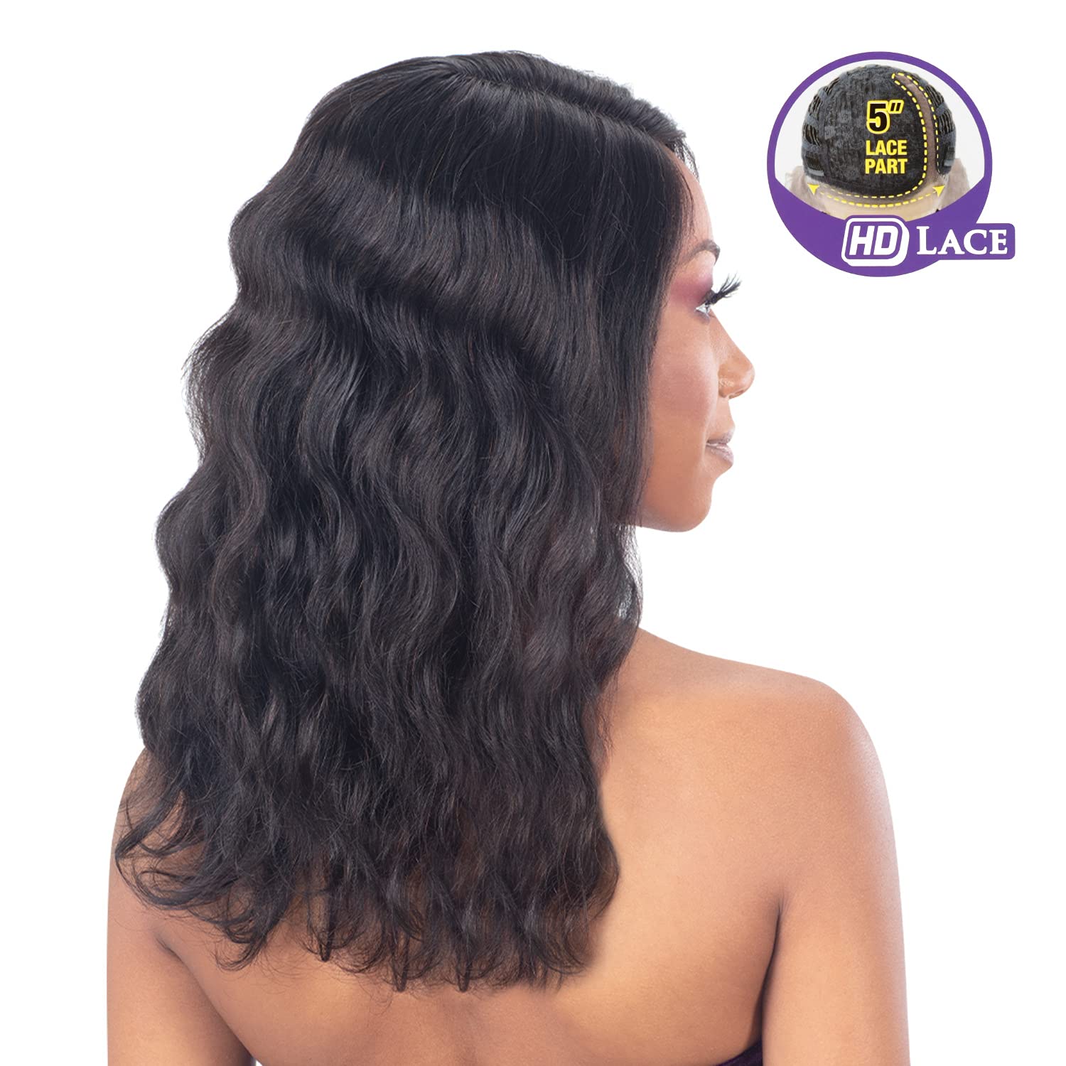 ModelModel Nude Human Hair HD Lace Front Wig Jenna (Natural) - Perfect for Daily Wear, Cosplay, and Special Occasions